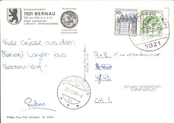 Bernau Schwarzwald mit Feldberg Herzogenhorn Spiesshorn Ka – Bild 2