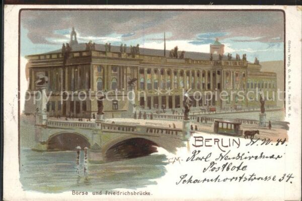 Berlin B?rse und Friedrichsbr?cke
