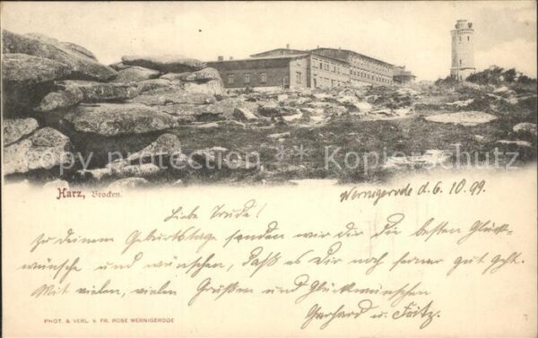 Brocken Harz Harz Brockenhotel