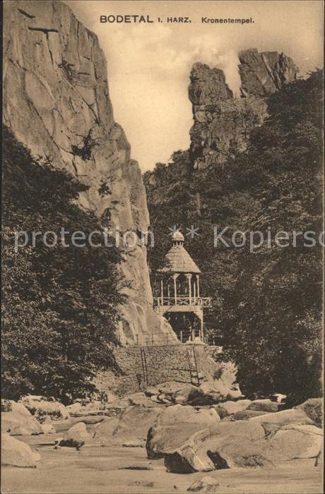 Bodetal Harz Kronentempel
