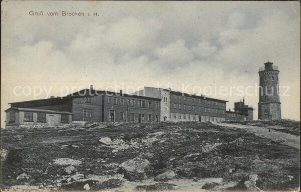 Brocken Harz Brockenhotel Observatorium