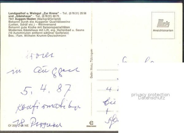 Auggen Gasthaus zur Krone – Bild 2