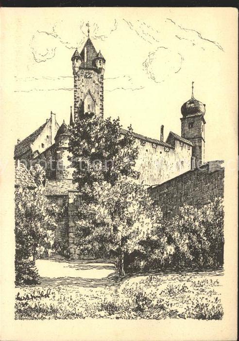Coburg Veste Koburg Zeichnung