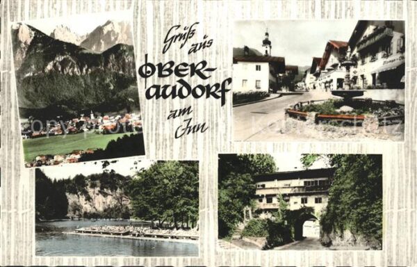 Oberaudorf am Inn Ortsansicht Strassenpartie
