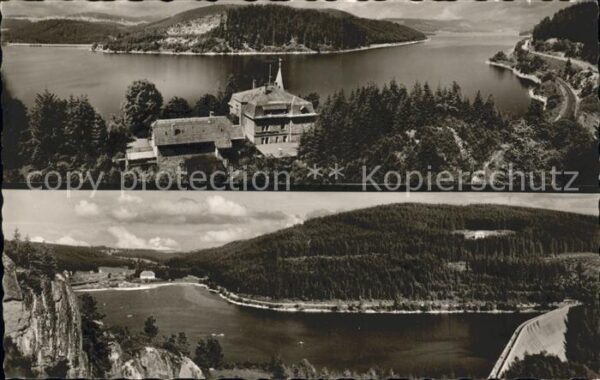 Schluchsee Panorama mit Staumauer