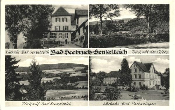 Bad Senkelteich Kurhaus Eiberg Ortsansicht Parkanlagen