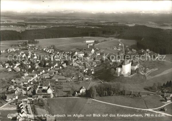 Groenenbach Bad Fliegeraufnahme mit Kneippkurheim