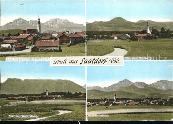 Saaldorf-Surheim mit Staufen und Zwiesel Gesamtansicht m