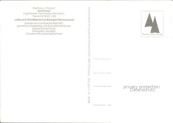 Biberach Baden Gasthaus Kreuz Pension – Bild 2