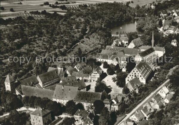 Maulbronn Kloster und Tiefer See Fliegeraufnahme