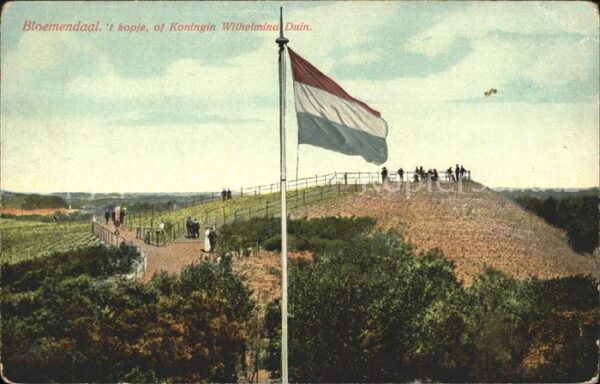 Bloemendaal Kopje of Koningin Wilhelmina Duin Flagg