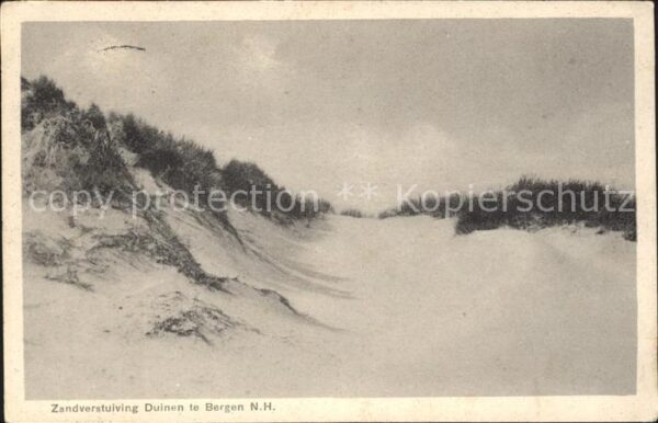 Bergen aan Zee Zandverstuiving Duinen Dünen