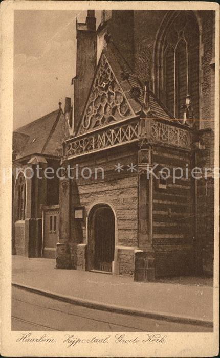 Haarlem Zijportaal Groote Kerk Kirche