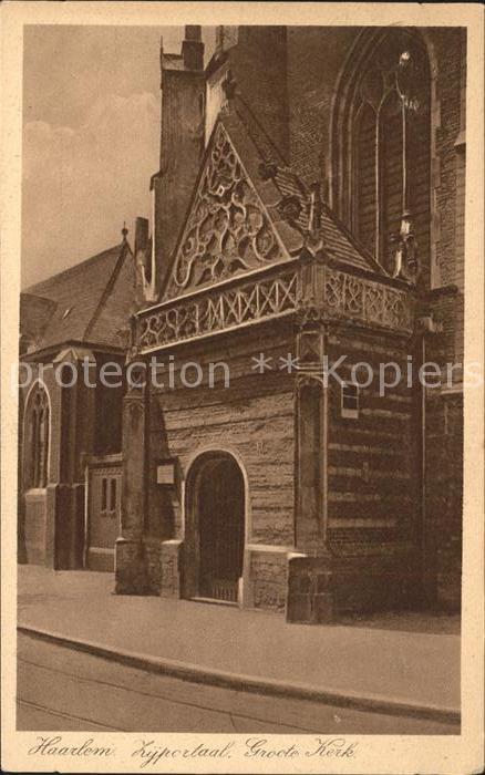 Haarlem Zijportaal Groote Kerk