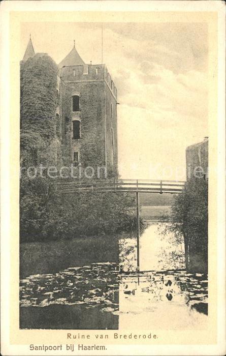 Santpoort Noord Ruine van Brederode