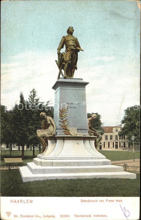 Haarlem Standbeeld Frans Hals Monument Denkmal