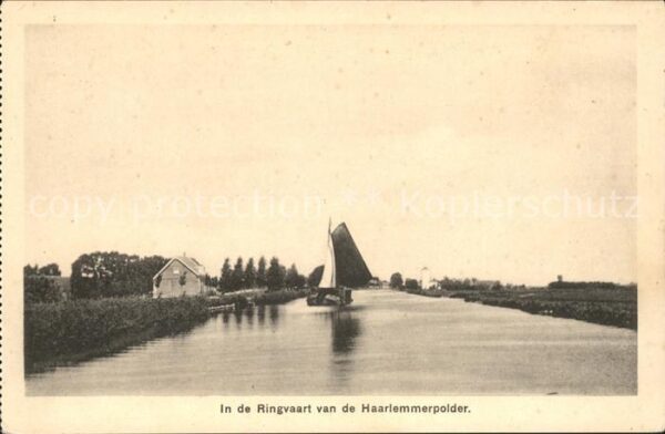 Haarlem In de Ringvaart van de Haarlemmerpolder