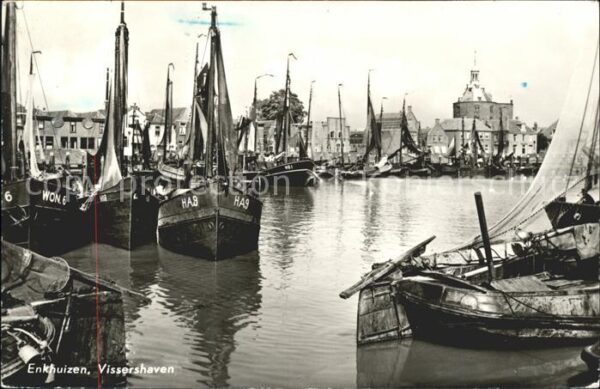 Enkhuizen Vissershaven Fischerboote
