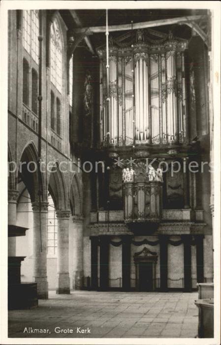 Alkmaar Grote Kerk Kirche Orgel