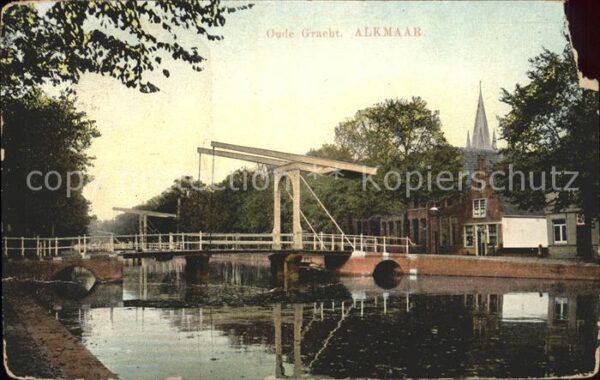 Alkmaar Oude Gracht Brücke