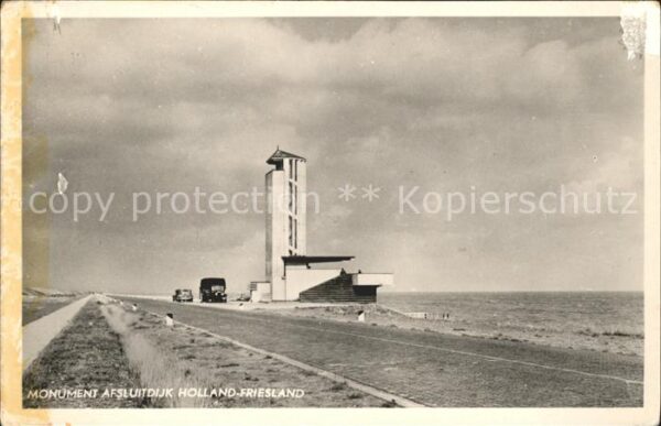 Afsluitdijk Monument Holland Friesland