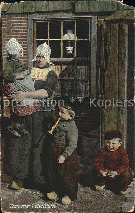 Trachten Holland Frau Kinder Volendam