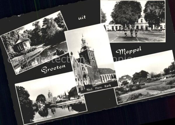 Meppel Wilhelminapark Koepel Station Kerk Beat