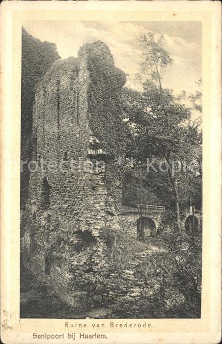 Santpoort Noord Ruine van Brederode