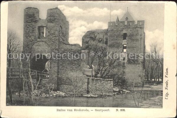 Santpoort Noord Ruine van Brederode No. 898