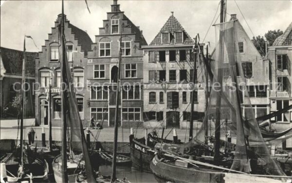 Hoorn Veermanskade Boot Giebelhäuser