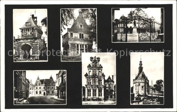 Hoorn Oosterpoort Waag Stadhuis Westfries Mus