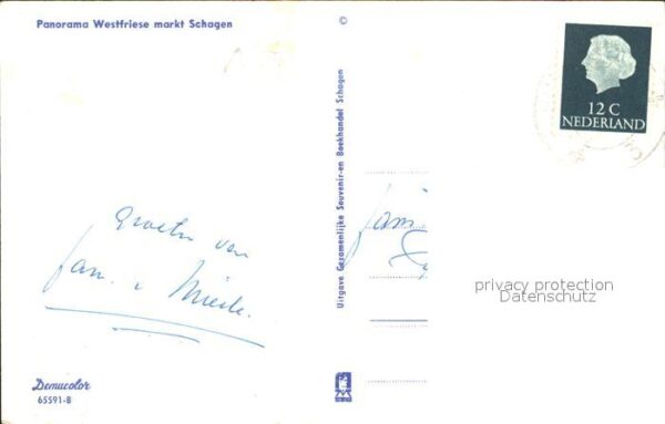 Schagen Niederlande Panorama Westfriese markt Kerk – Bild 2