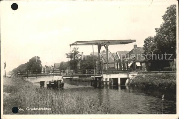 Eelde Grietmansbrug Zugbrücke