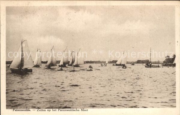 Paterswolde Zeilen op het Paterswoldsche Meer Segel