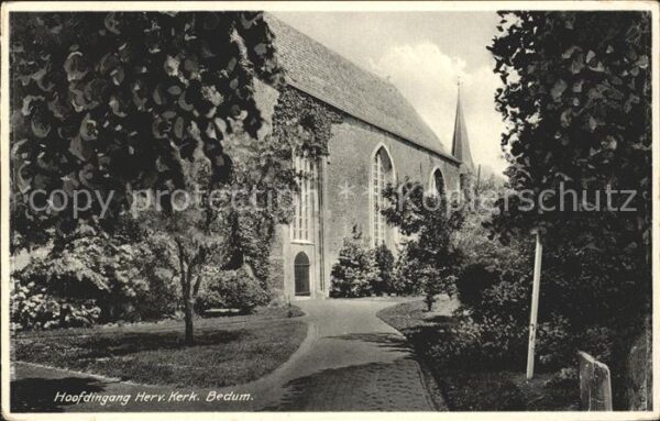 Bedum Hoofdingang Herv Kerk Kirche