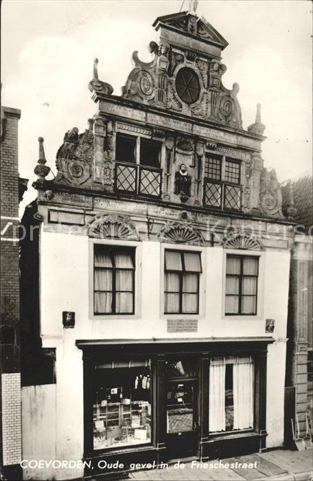 Coevorden Oude gevel Frieschestraat Historisches