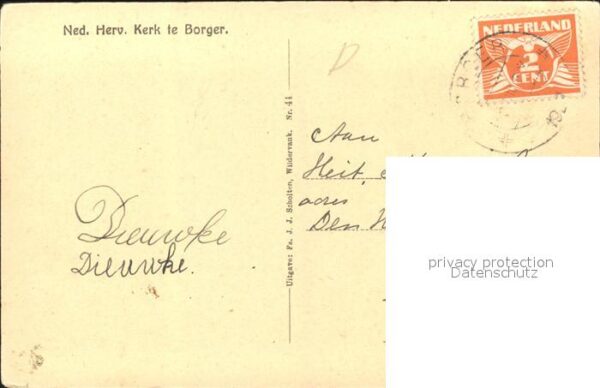 Borger Drenthe Ned Herv Kerk Kirche – Bild 2
