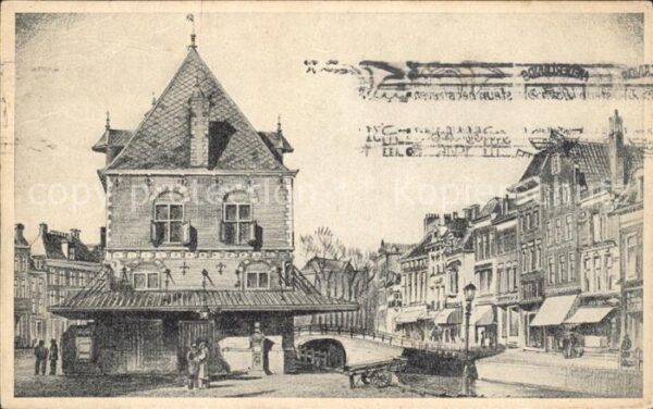 Leeuwarden Waaggebouw Künstlerkarte