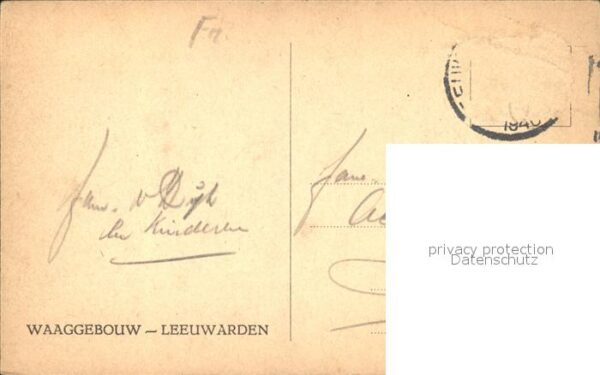 Leeuwarden Waaggebouw Künstlerkarte – Bild 2