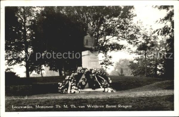 Leeuwarden Monument van Welderen Baron Rengers Den