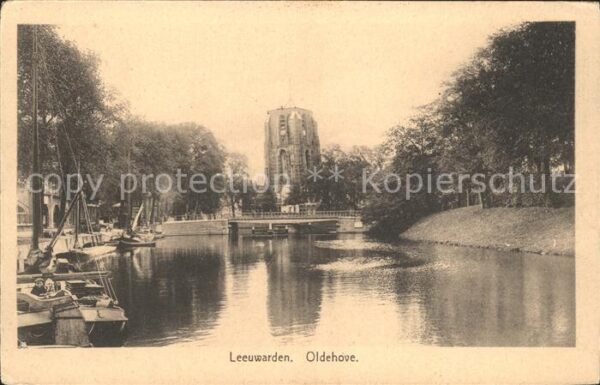 Leeuwarden Oldehove Partie am Wasser