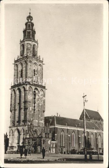 Groningen Martinitoren met Kerk Kirche
