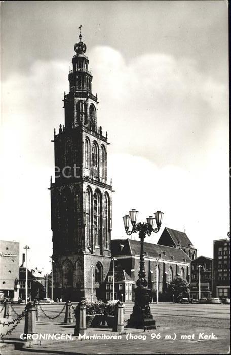 Groningen Martinitoren met Kerk Kirche
