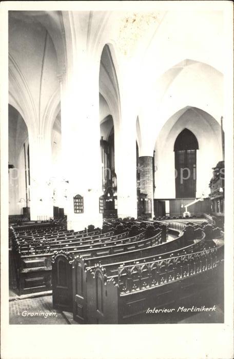 Groningen Interieur Martinikerk Kirche