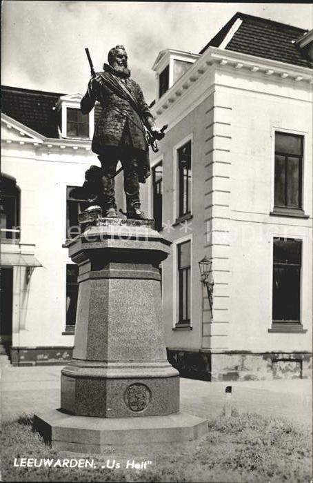 Leeuwarden Monument Standbeeld Us Heit Denkmal Sta