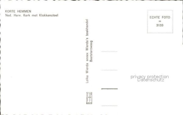 Kortehemmen Ned Herv Kerk met Klokkenstoel Kirche G – Bild 2