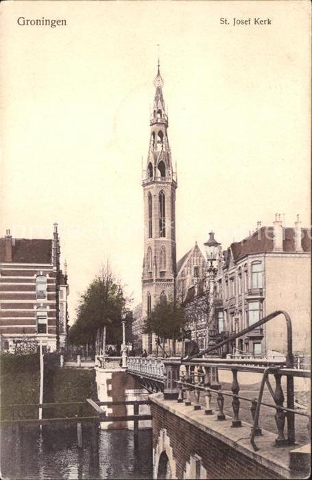 Groningen St Josef Kerk Brug Kirche Brücke