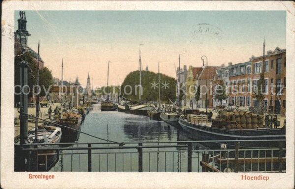 Groningen Hoendiep Kanal Kahn