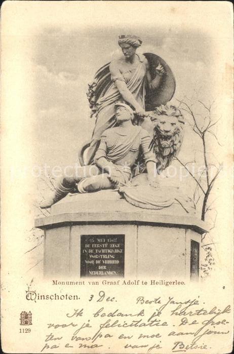 Winschoten Monument van Graaf Adolf te Heiligerlee