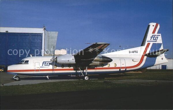 Flugzeuge Zivil Fokker F.27-600 c/n 10450 D-AFTG FTG